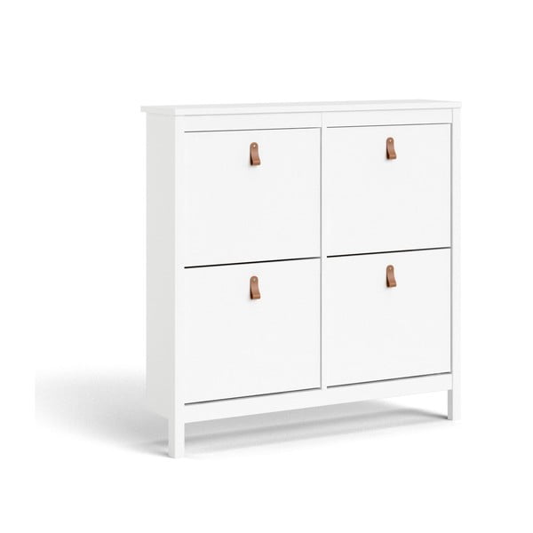 Biała uchylna szafka na buty Madrid – Tvilum-image-2