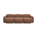 Pomarańczowa/brązowa sofa modułowa 270 cm Ailani – Makamii