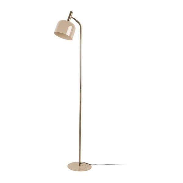 Jasnobrązowa lampa stojąca z metalowym kloszem (wysokość 164 cm) Smart – Leitmotiv