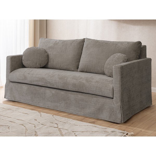 Szara sofa 195 cm Paphos – Ropez-image-2