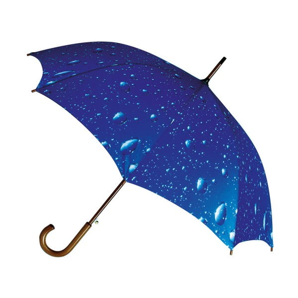 Niebieski parasol Ambiance Rain Drops