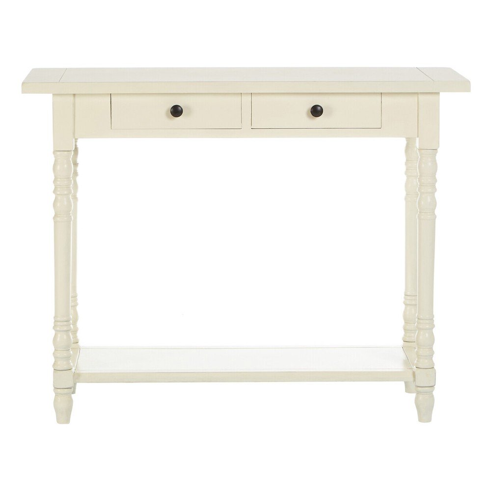 Konsola z litego drewna sosnowego w kolorze kości słoniowej 35x96 cm Heritage – Premier Housewares (zdjęcie 4)