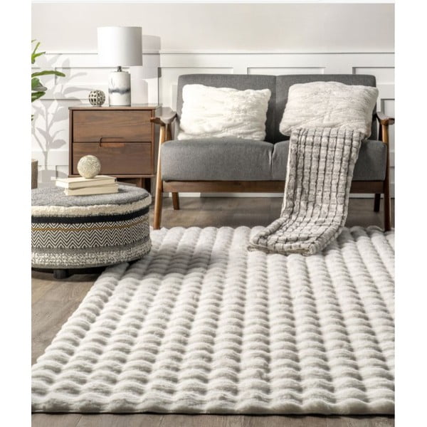 Biały dywan odpowiedni do prania 150x230 cm Bubble White – Mila Home-image-3