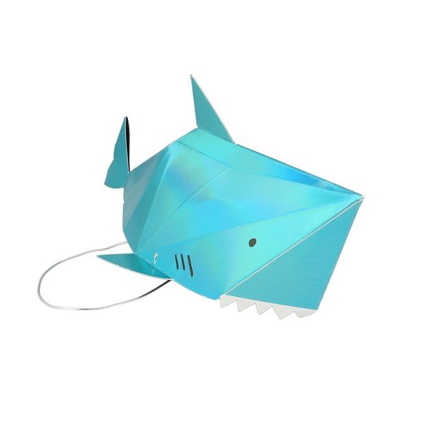 Papierowe czapeczki zestaw 8 szt. Shark – Meri Meri-image-3