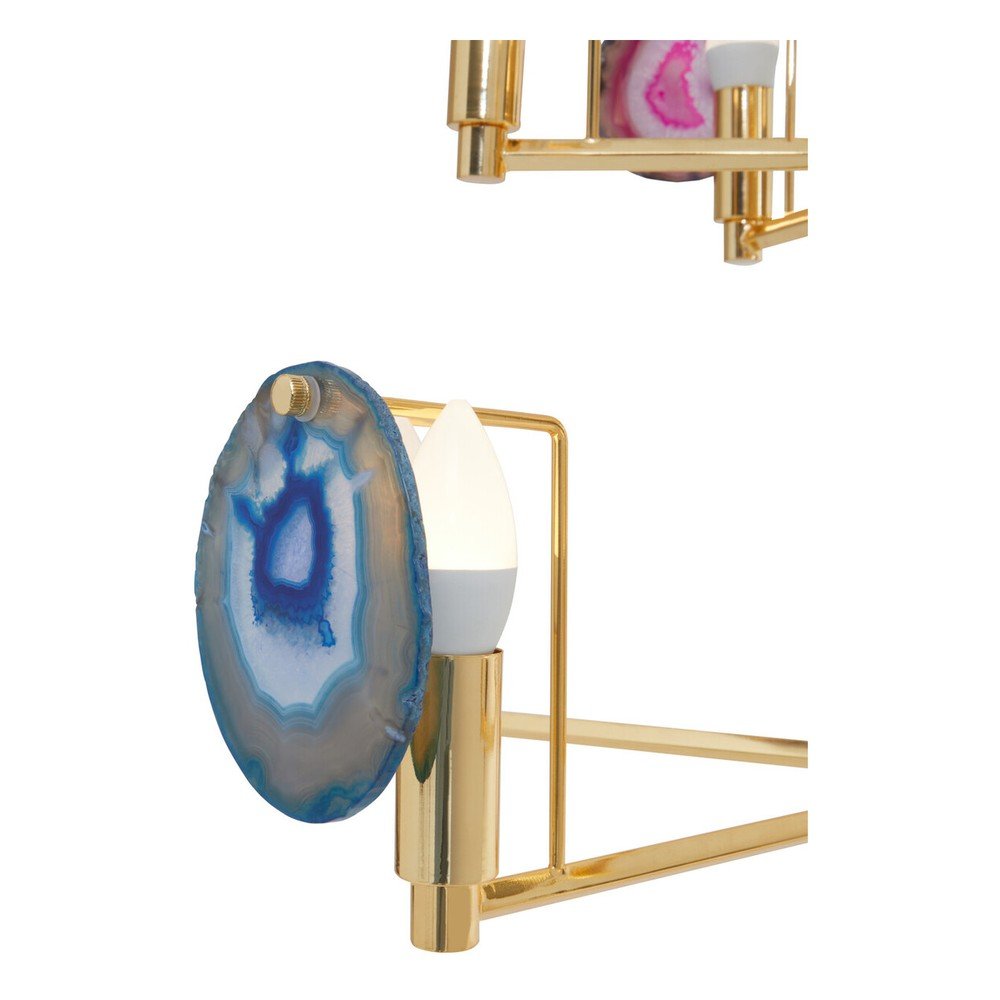Metalowa lampa wisząca w kolorze złota Glamour – Premier Housewares (zdjęcie 7)