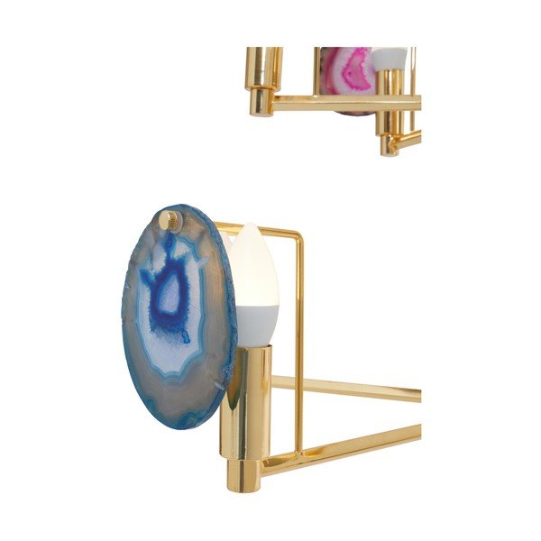Metalowa lampa wisząca w kolorze złota Glamour – Premier Housewares-image-3