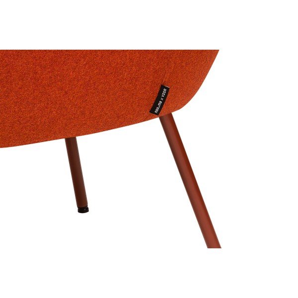 Czerwony wełniany fotel RM58 – noo.ma-image-4