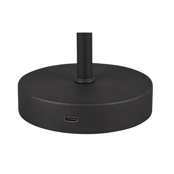 Lampa stołowa LED w kolorze matowej czerni ze ściemniaczem (wys. 30 cm) Jeff – Reality-image-4