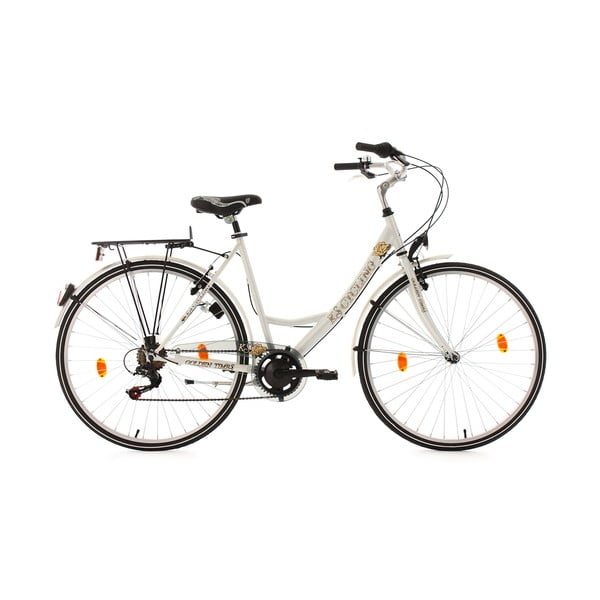 Damski rower City Bike Golden Times White, 28", wysokość ramy 46 cm