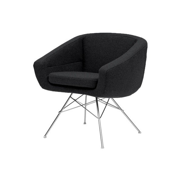 Antracytowy fotel Softline Aiko-image-2
