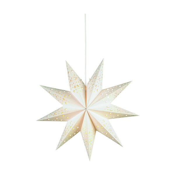 Biała dekoracja świetlna ze świątecznym motywem ø 45 cm Solvalla – Markslöjd