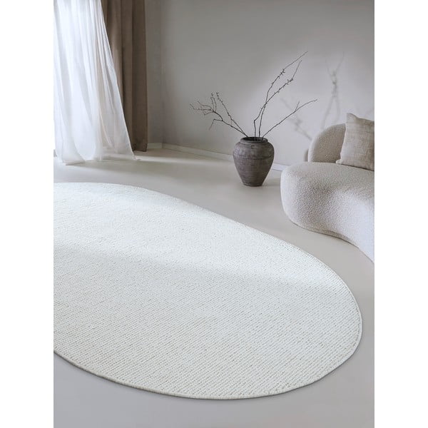 Biały wełniany dywan tkany ręcznie 160x230 cm Francois – Villeroy&Boch-image-1