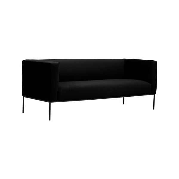 Czarna sofa Windsor & Co Sofas Neptune, 195 cm-image-2