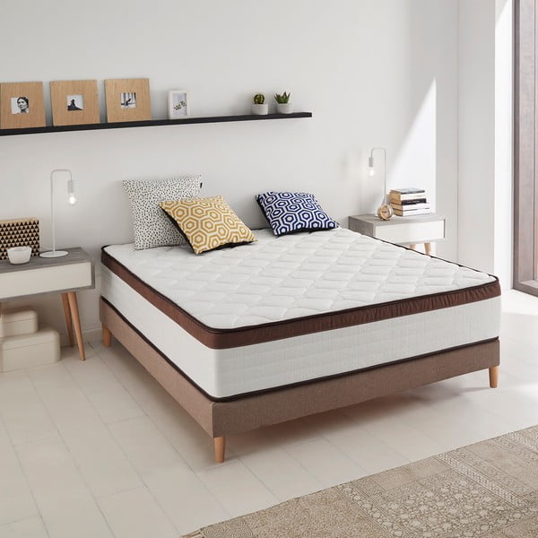 Średnio twardy/ekstra twardy piankowy materac dwustronny 140x200 cm Royal Multicare – Moonia-image-2