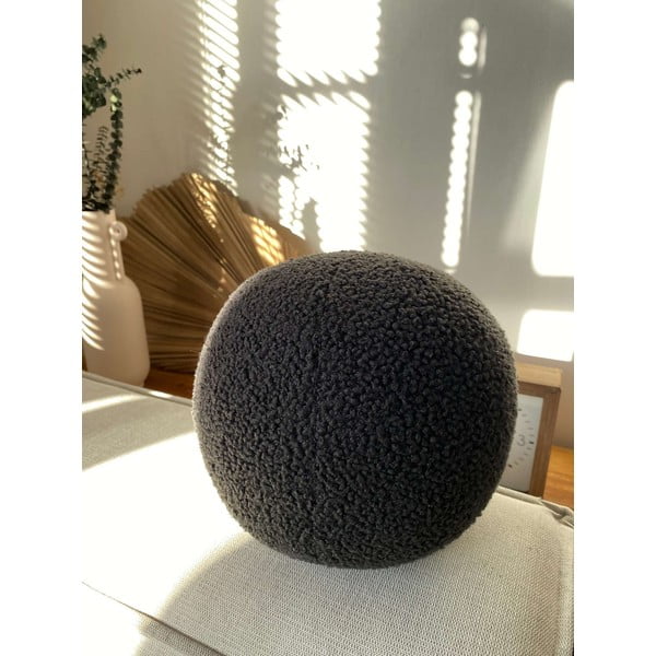 Poduszka dekoracyjna z materiału bouclé ø 25 cm Top – Mioli Decor-image-3