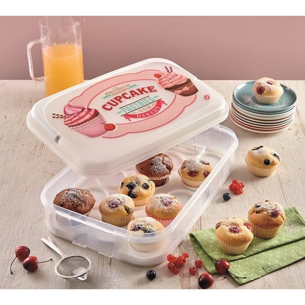 Różowy pojemnik na babeczki/muffiny Snips Sweet-image-1