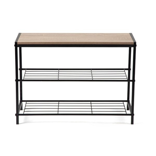 Czarna stalowa szafka na buty 63x44x30 cm Asten – Bonami Essentials-image-2