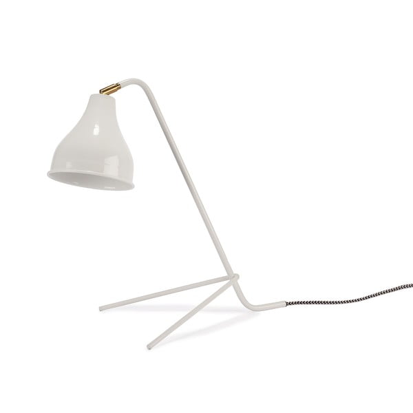 Biała lampa stołowa HF Living Airy