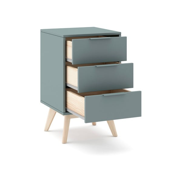 Szarozielona szafka nocna Pisco – Marckeric-image-3