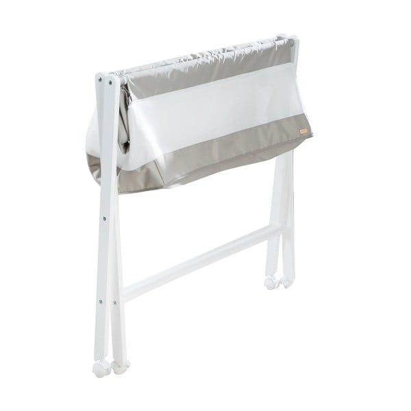 Biała kołyska na kółkach 90x45 cm – Roba-image-4