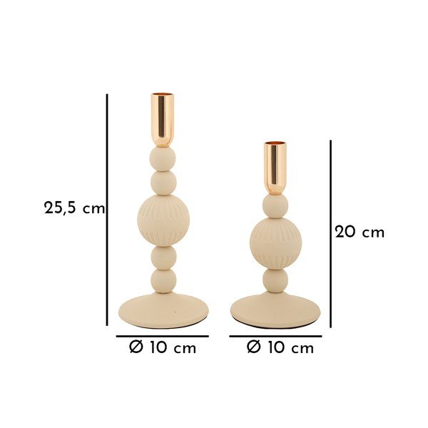 Metalowe świeczniki zestaw 2 szt. Aster – Mauro Ferretti-image-4