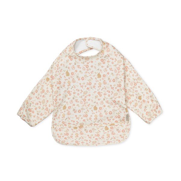 Beżowy śliniak z rękawami Augusta – Cam Cam Copenhagen