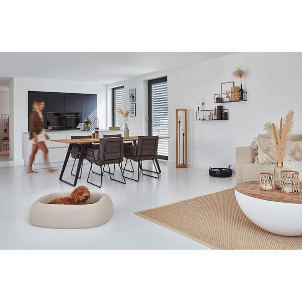 Jasnobrązowe legowisko dla psów 93x113 cm Barca Taupe M/L – MiaCara-image-3