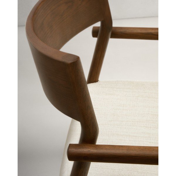 Brązowo-beżowe krzesło Falconera – Kave Home-image-2