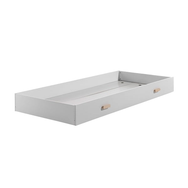 Biała szuflada pod łóżko dziecięce 90x200 cm Kiddy – Vipack