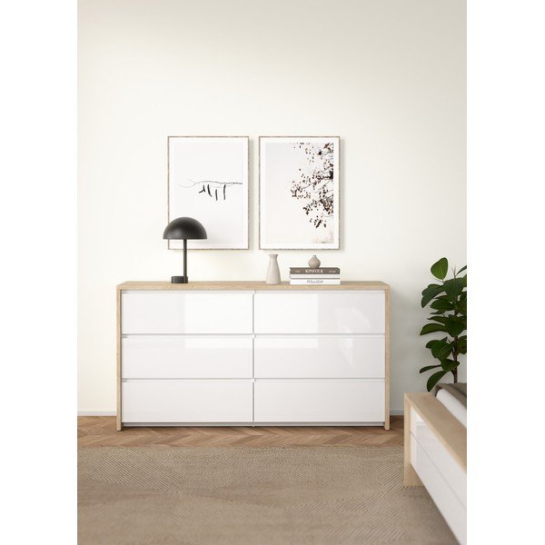Biała komoda 157x84x48 cm Next – Tvilum-image-1