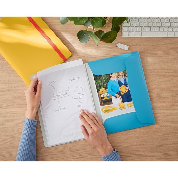 Niebieski album ofertowy Leitz Cosy, A4-image-1