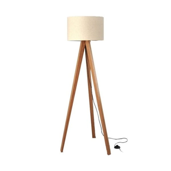 Lampa stojąca Tripod White/Walnut