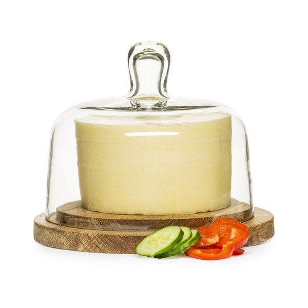 Deska do serów ze szklanym kloszem Oval Sagaform-image-2