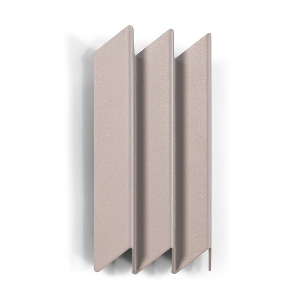 Szarobrązowy metalowy wieszak ścienny z półką 13 cm Sensu – Spinder Design-image-3