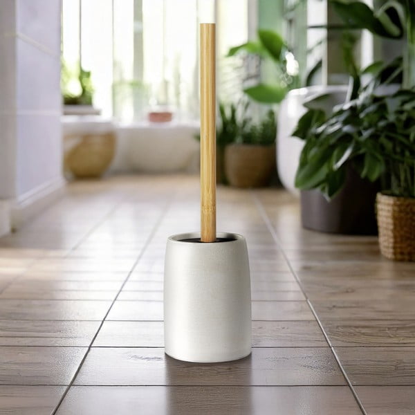 Biała szczotka do WC z żywicy polimerowej Altavalle – Wenko-image-1