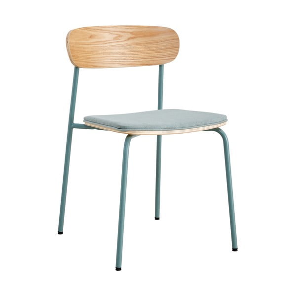 Niebiesko-naturalne krzesła zestaw 2 szt. Adriana – Marckeric