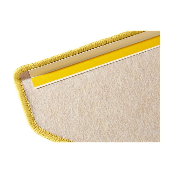 Zestaw 15 żółtych dywaników na schody Hanse Home Fancy, 23x65 cm-image-3