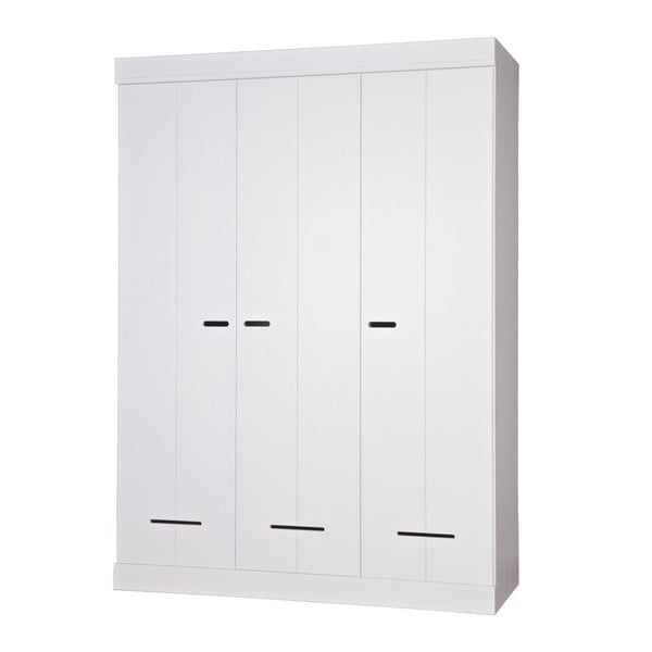 Szafa trzydrzwiowa Locker, biała-image-1