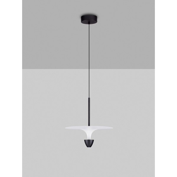 Aluminiowa lampa wisząca LED w kolorze matowej czerni ø 34 cm Topio – Nova Luce-image-2