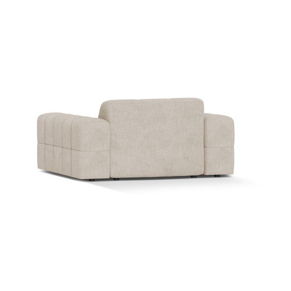 Kremowy fotel z tkaniny szenilowej Chicago – Cosmopolitan Design-image-2