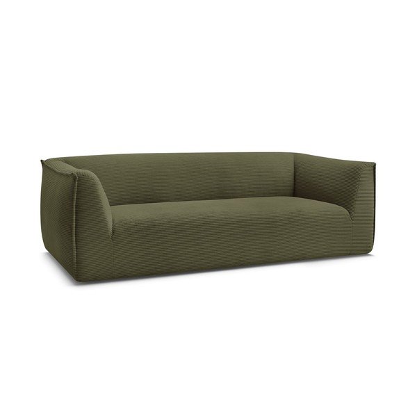 Zielona sztruksowa sofa 242 cm Giorgia – Bobochic Paris-image-2