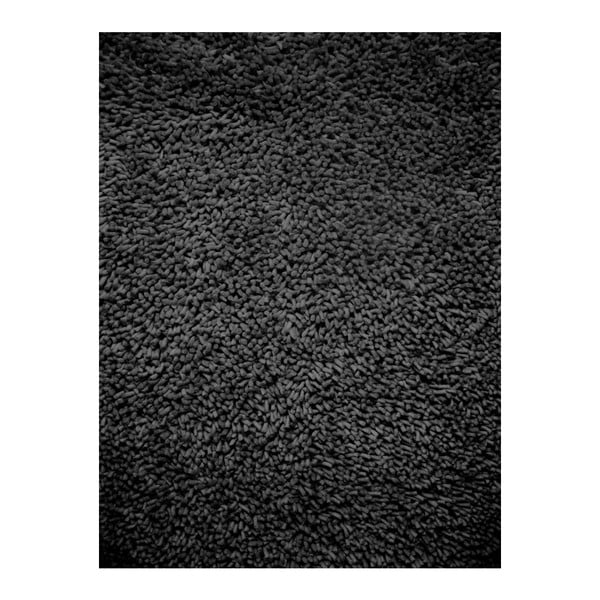 Dywan wełniany Dutch Carpets Rockey Black Uni, 160 x 230 cm