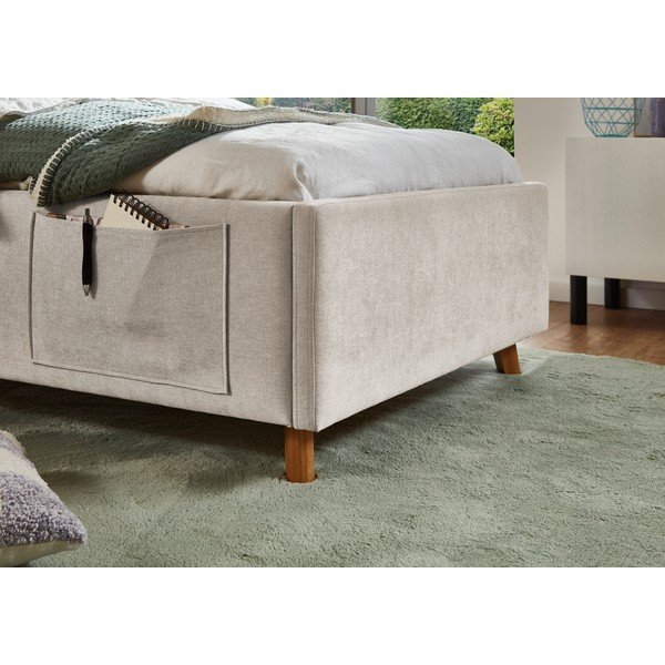 Beżowe łóżko dziecięce bez stelaża 90x200 cm Cosy – Meise Möbel-image-3