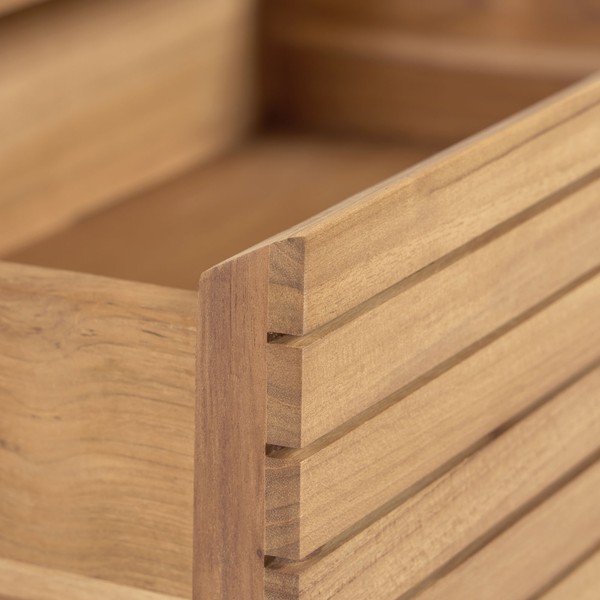 Szafka pod umywalkę z drewna tekowego Kave Home Sunday-image-2