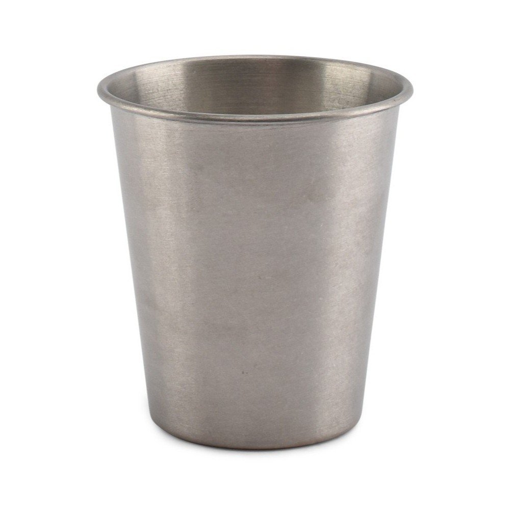 Metalowy kubek w kolorze srebra 300 ml Serve – BonBistro