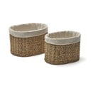 Koszyki z trawy morskiej zestaw 2 szt. 35x25x25 cm Tossa – Kave Home