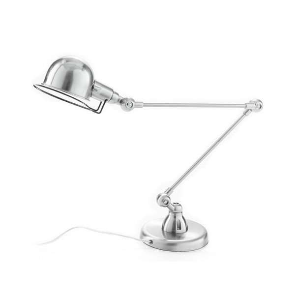 Lampa stołowa w srebrnym kolorze Tomasucci Genius