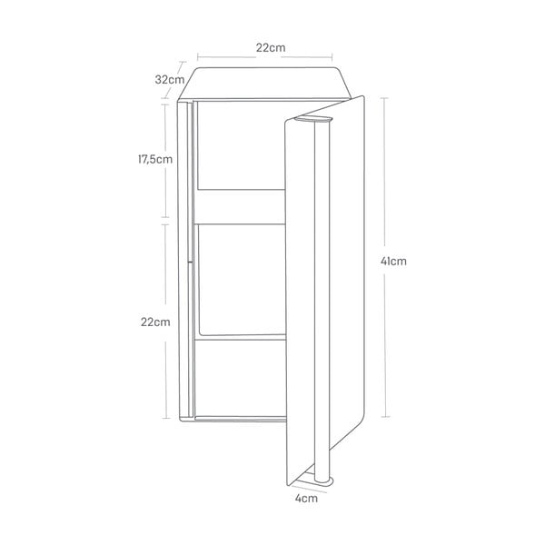 Metalowy chlebak Tosca – YAMAZAKI-image-3
