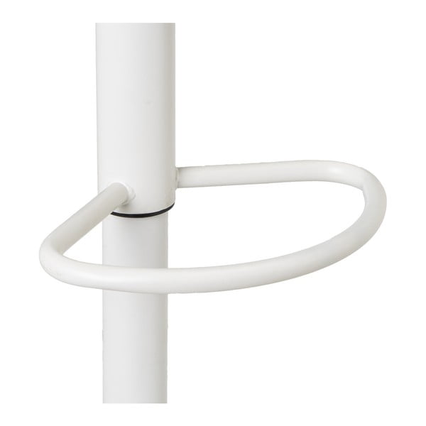 Białe hokery z imitacji skóry z regulowaną wysokością zestaw 2 szt. (wysokość siedziska 72 cm) – Casa Selección-image-3