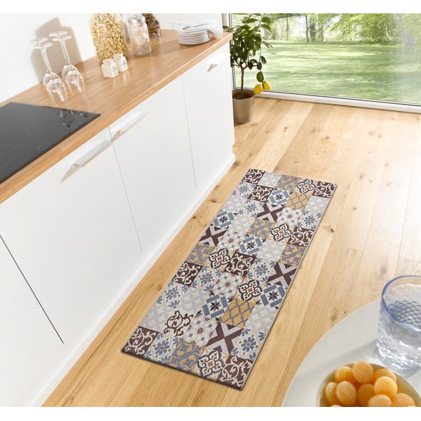Brązowy chodnik 75x150 cm Cappuccino Mosaik – Hanse Home-image-1